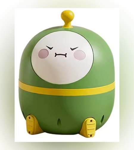 Olita 2in1, Flippy, Model Ou, cu Reductor WC, din Plastic, cu Muzica si Lumini, 29 x 29 x 22 cm, Verde