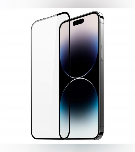 Folie Sticla Securizata, Flippy, Compatibila cu Apple iPhone 16 Pro Max, Full Cover 111D, HD, Margini Negre, Transparenta