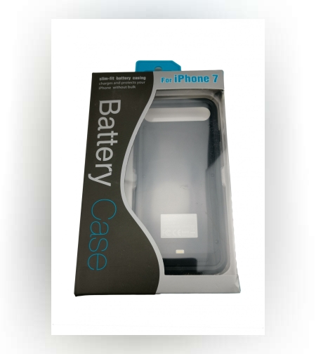 Acumulator extern iFans Battery Case 3100 mAh pentru Apple iPhone 7, Negru