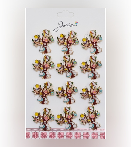 Set 12 Brose Martisor Copac cu Fata si Iepure