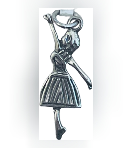 Pandantiv, Jolie Silver, Argint 925, Model Dansatoare, 30 x 10 mm, 1.7 g