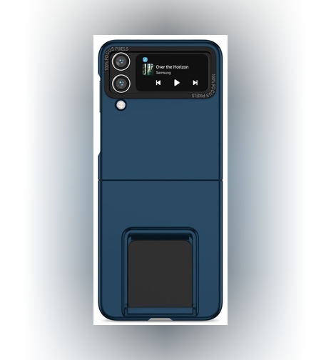 Husa de protectie Flippy, Pliere Tridimensionala, Multifunctionala, PC, pentru Samsung Galaxy Z Flip 5, Albastru