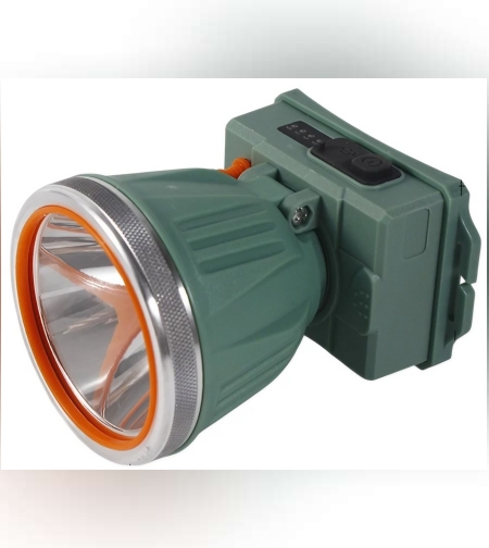 Lanterna LED de Montat pe Cap, Flippy, cu Raza Lunga de Zoom, Reincarcabila USB, Far Telescopic, Rezistent la Apa, Reglabil, pentru Pescuit in Aer Liber, Camping, Lumina Puternica, Lanterna, 10.5x8x6.5 cm, Verde Inchis