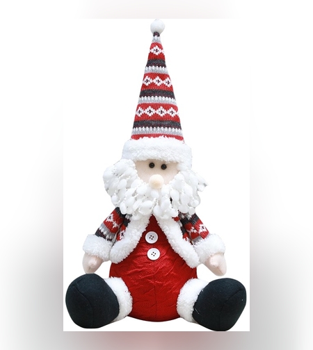 Figurina Mos craciun asezat 41 x 19 cm