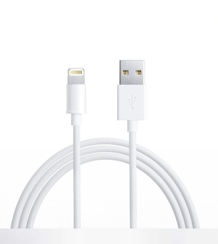 Cablu Date Compatibil iPhone 1 m Bulk, Alb