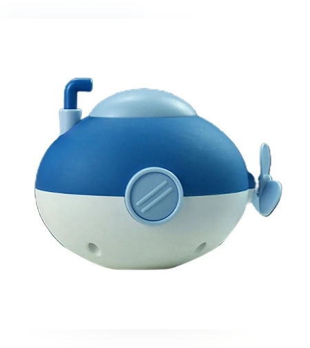 Jucarie de baie pentru copii, Flippy, Submarin, 11x8.5 cm, Albastru