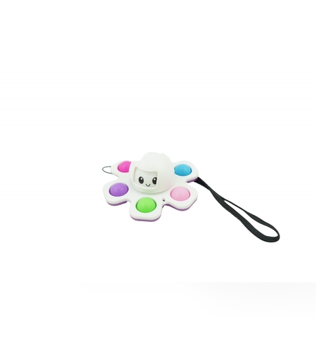 Jucarie Pop It, Flippy, Fidget Toy, antistres, senzoriala,Alb