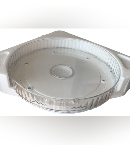 Suport Depozitare, Flippy, din Plastic, Rotativ 360 grade, Montare fara Perforatii, pentru Baie/Bucatarie, Alb