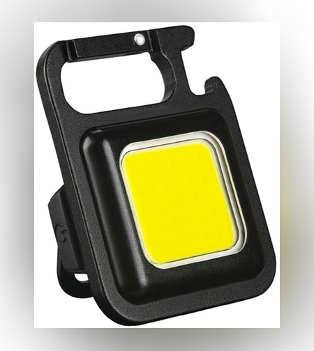 Lanterna de buzunar tip breloc, 30 LED-uri, incarcare prin usb Type C, pentru exterior, camping, alpinism, ciclism, Flippy