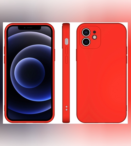 Husa pentru Samsung Galaxy A13 5G, Flippy, Liquid Silicone, cu Microfibra pe interior, Protectie Antisoc, Rosu