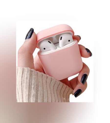 Husa AirPods cu Inel Prindere Roz