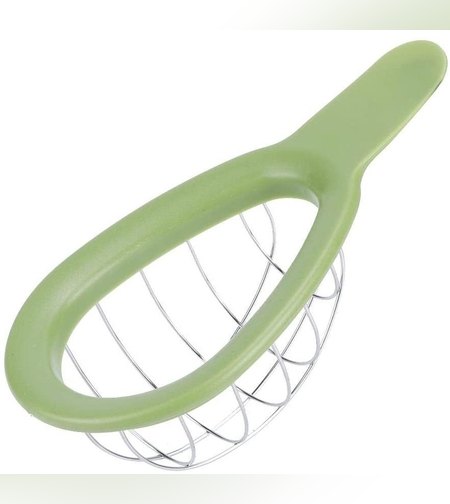 Feliator de Avocado, Flippy, pentru Taierea in Cubulete, Multifunctional, pentru Bucatarie, Otel Inoxidabil, ABS, 16x8x5 cm, Verde