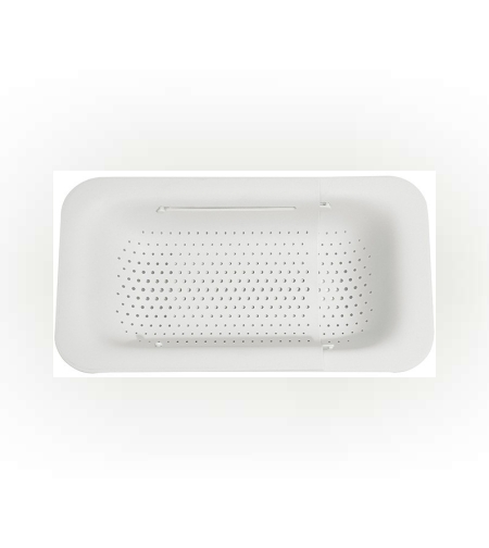 Cos de Scurgere pentru Chiuveta de Bucatarie, Flippy, Plastic, Telescopic, 36x20x5 cm, Alb