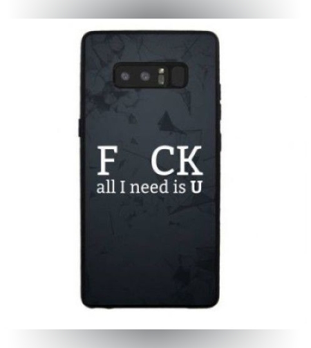 Husa Samsung Note 8 Multicolor Mesaj Fcuk