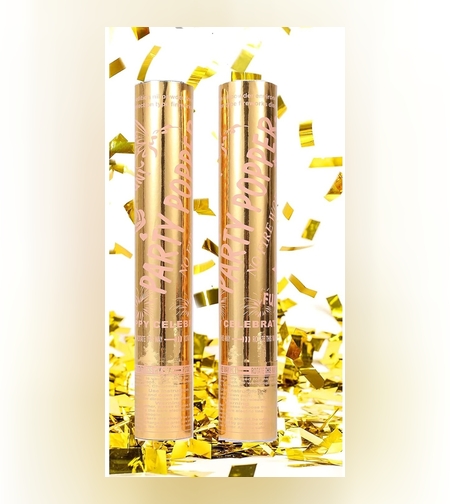 Tun Confetti Petrecere, Flippy, Lungime 30 cm, Auriu