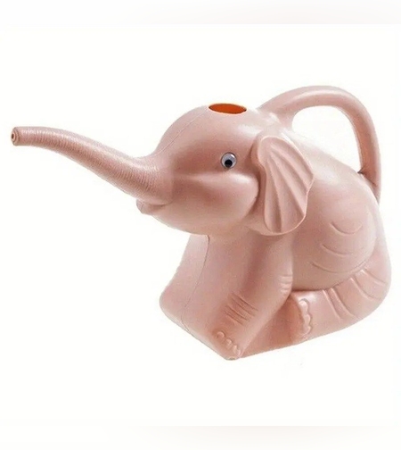 Stropitoare pentru Copii, Flippy, in forma de Elefant, 1500 mL, pentru Udat Plante, 19.5x17x11.8 cm, Roz