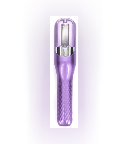 Aparat de Reparare a Varfurilor Despicate, Flippy, Netezirea Firului de Par, din ABS+PC, cu Ioni Negativi, Baterie 500 mAh, 24.8 x 5.3 x 5 cm, Mov