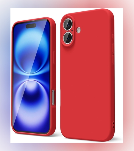 Husa de Protectie Matte TPU, Flippy, pentru Apple iPhone 16 Plus, Protectie Camera, Antisoc, Antizgariere, Antialunecare, Acoperire Completa, Rosu