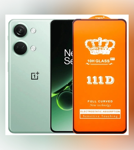 Folie Sticla Securizata OnePlus Nord 3, Flippy, Sticla de Protectie Compatibila cu OnePlus Nord 3, Full Cover 111D, HD, Margini Negre, Transparenta