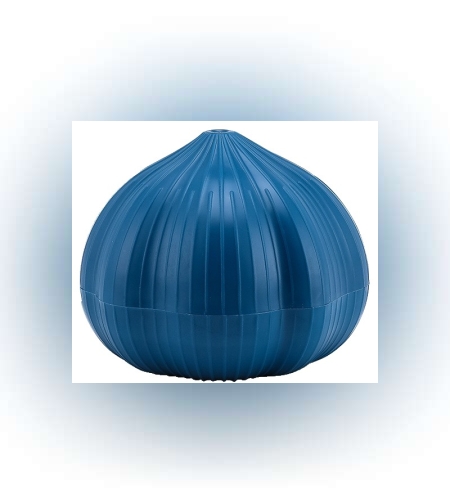 Presa Manuala pentru Usturoi, Flippy, Model Usturoi, 7 x 7.5 cm, din Plastic, Albastru Inchis