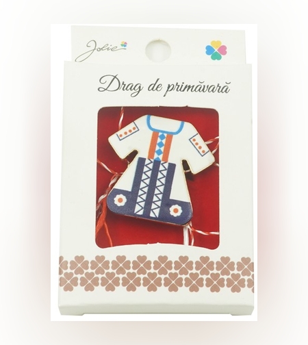 Brosa Mica in Cutie Jolie model Ie Traditionala