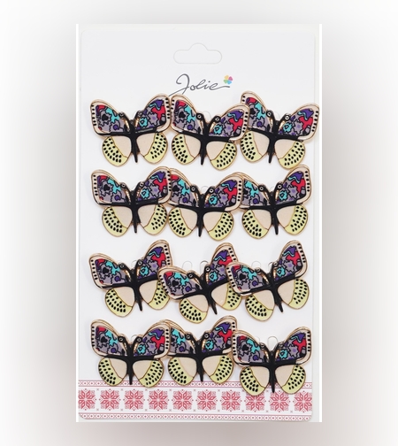 Set 12 Brose Martisor Primavara Fluture cu Aripi Deschise