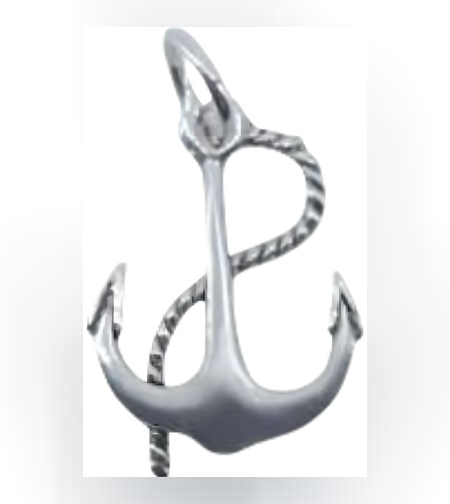 Pandantiv, Jolie Silver, Argint 925, Model Ancora, 22 x 14 mm, 0.9 g