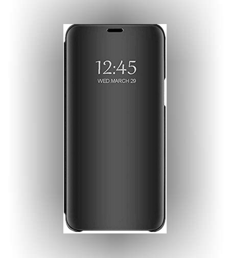 Husa Samsung Galaxy J6 Plus 2018 Flippy® Flip Cover Oglinda Negru