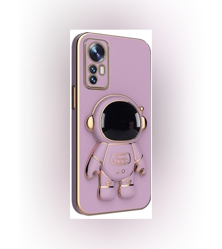 Husa de Protectie 2 in 1, Flippy, Husa de Protectie pentru Honor 70, Model Astronaut, Husa cu Suport, din TPU, Mov