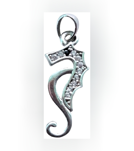 Pandantiv din Argint 925, Model Calut de Mare, Jolie Silver, 0.8 g, 20x9 mm