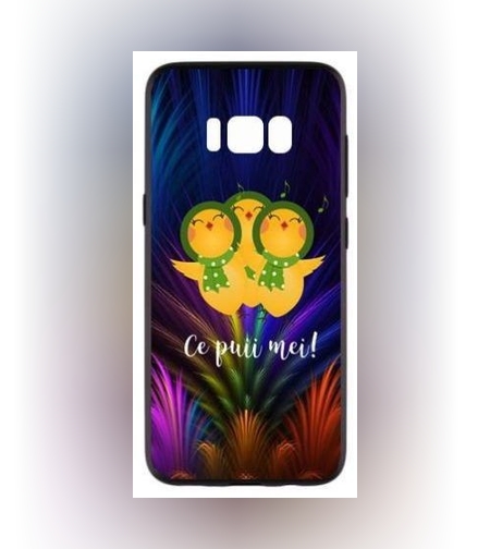 Husa Samsung S8 Multicolor Mesaj Pui