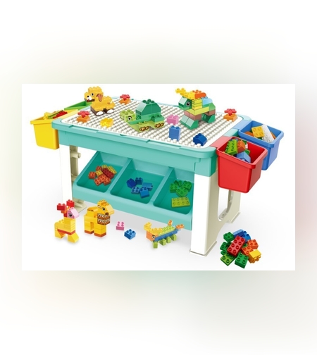 Masa de joaca pentru construit, 69 piese incluse
