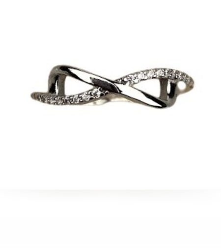 Inel Argint 925, Infinit Mare cu Zirconiu M 54