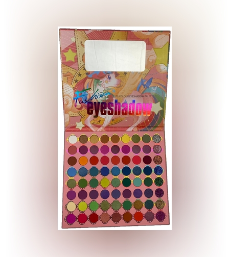 Trusa de machiaj, paleta de farduri Oulanao cu 72 de culori pigmentate, Flippy, Resigilat