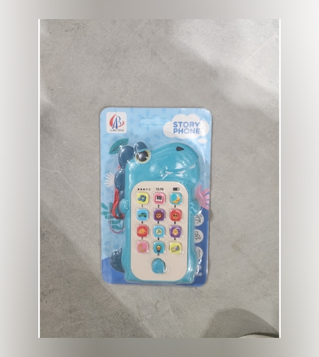 Jucarie Interactiva, Flippy, Telefon Inteligent, Model Dinozaur, Functii Educative, Muzicale si Voce, 4-6 ani, 19 x 11.5 cm, din Plastic, Albastru