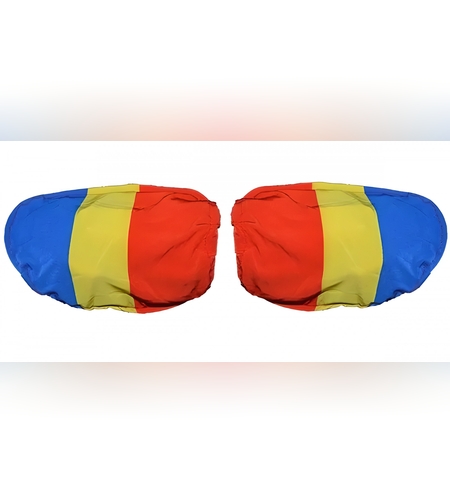Huse tricolore pentru oglinzi auto, set 2 buc