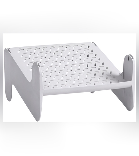 Suport pentru Pantofi, Flippy, cu Doua Straturi, Organizator, Antiderapant și Durabil, 26x24.8x16 cm, Alb