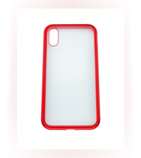Husa de protectie Magnetic 360 pentru Apple iPhone XS Max, Rosu