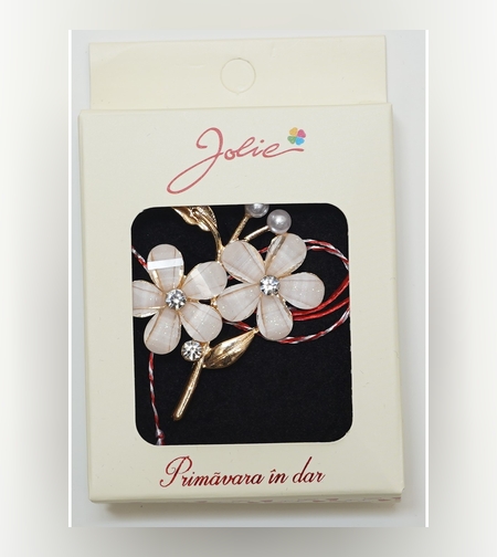 Martisor Brosa Medie, Multicolora, Dimensiune Brosa Aprox 5 cm, Material Metal, Model 12