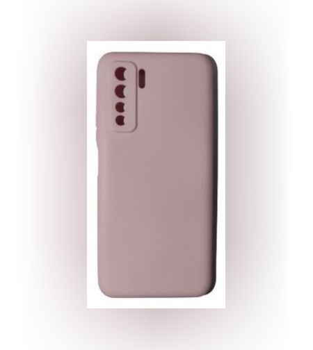 Husa protectie Flippy compatibila cu Huawei P40 Lite 5G Liquid Silicone Case Roz