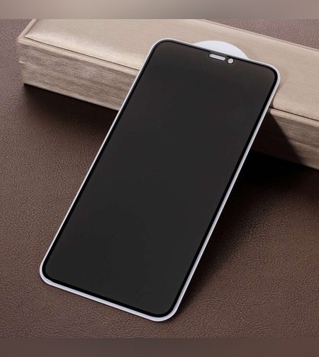 Folie Sticla Curbata Huawei P40 Pro Full Glue Privacy Negru