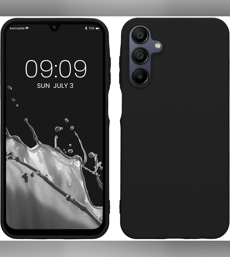 Husa de Protectie Matte TPU, Flippy, pentru Samsung Galaxy A55 5G, Protectie Camera, Antisoc, Antizgariere, Antialunecare, Acoperire Completa, Negru