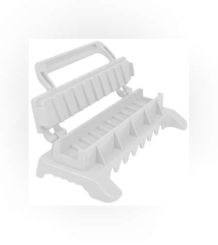 Presa pentru Carne, Flippy, pentru Kebab, cu Maner, din ABS, 29 x 7.5 x 2.6 cm, Alb