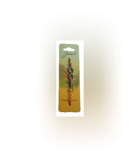 Bratara cu Snur Alb- Rosu si Pandantiv Infinit