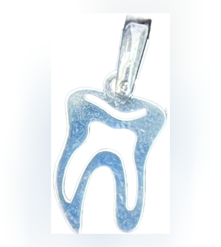 Pandantiv din Argint 925 Jolie Silver, Model Dinte, 15 x 7 mm, 0.6 g