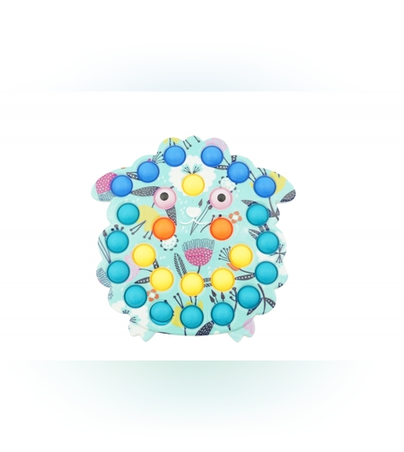 Jucarie senzoriala antistres, Simple Dimple, Oaie, Multicolor, V3