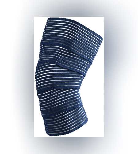 Orteza Elastica, Flippy, Pentru Picior/Mana, cu Prindere Velcro, 7.5 x 180 cm, din Nailon, Albastru