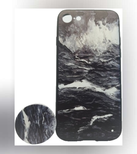 Husa Apple iPhone 6 Plus/6S Plus Multicolor Model Valuri + Suport inclus