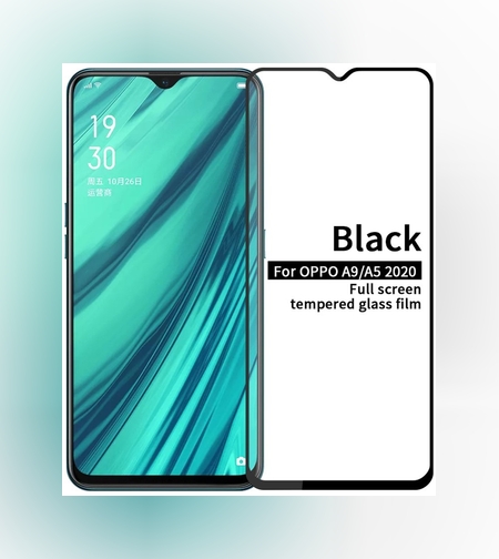 Folie Sticla Flippy® compatibila cu Oppo A9 2020 111D Negru