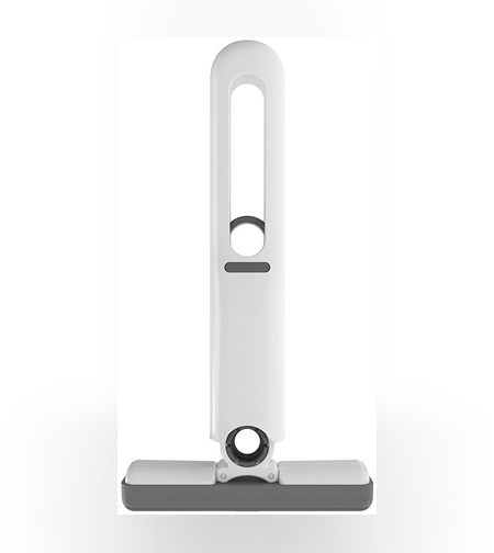 Mop de Mana Flippy, Mini-Portabil, cu Sistem de Stoarcere, Dispozitiv de Curatat Manual, cu Burete Absorbant, din PVA, 29.5 x 15.5 cm, 2 Rezerve, Alb